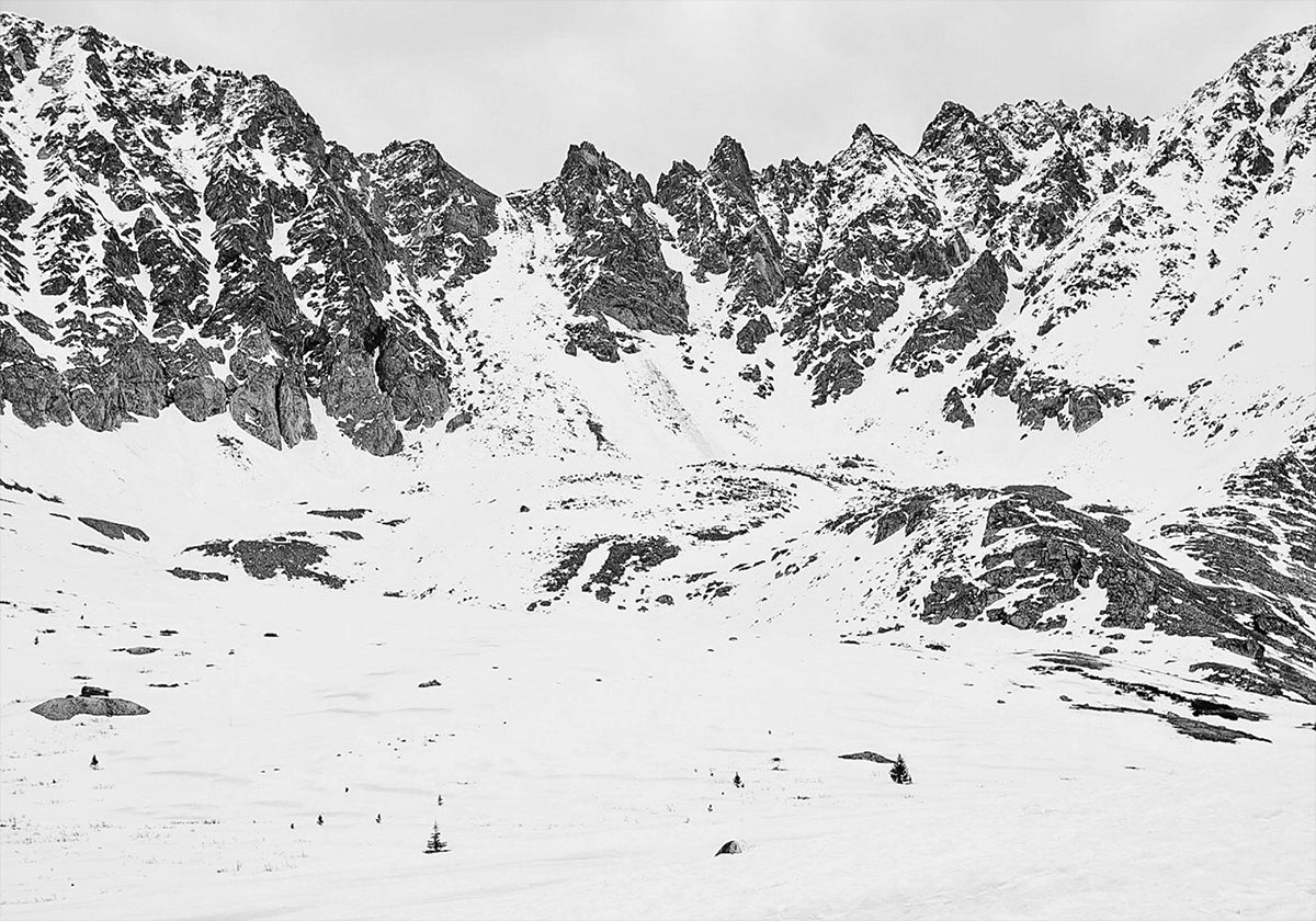 Snowy Mountain Peaks -juliste