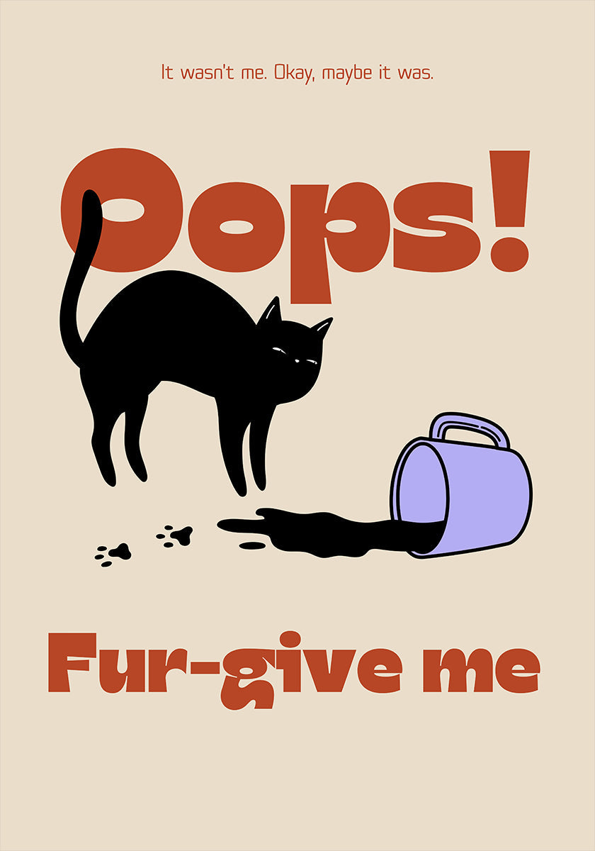 Fur-give me juliste