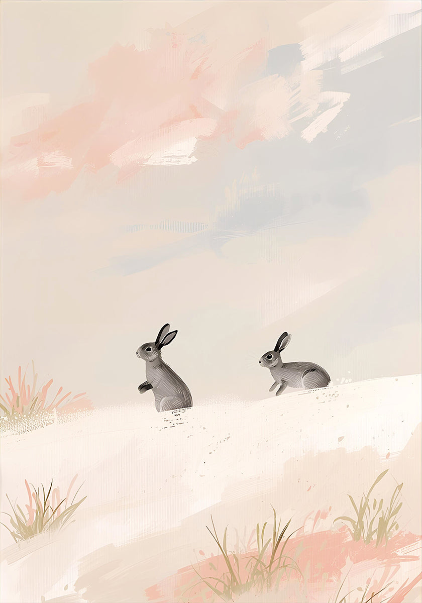 Hasen Im Schnee -juliste