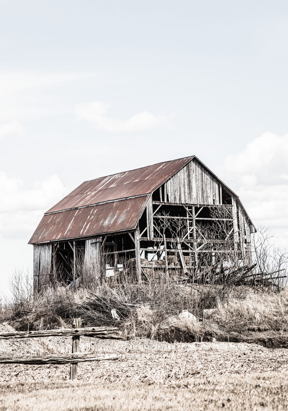 Old Wooden Farm House Plakat - Posterbox.no