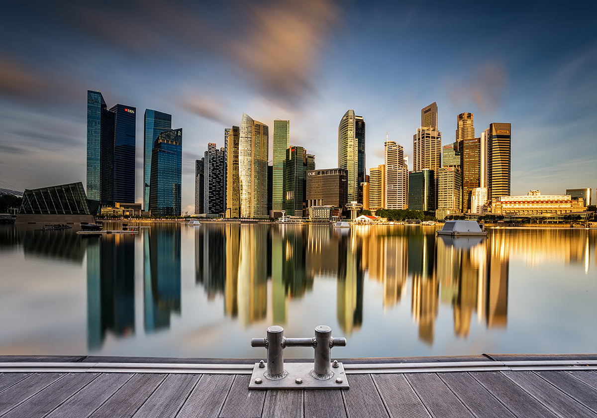 Kultainen aamu Singaporessa