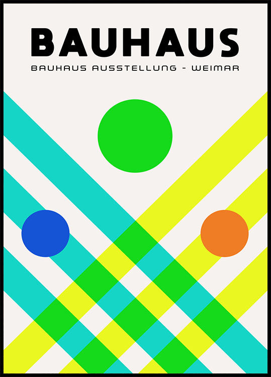 Bauhaus Geometric Plakat - Posterbox.no