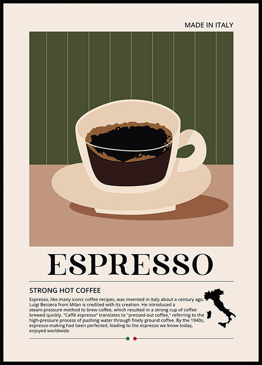 Espresso Strong Coffee -juliste