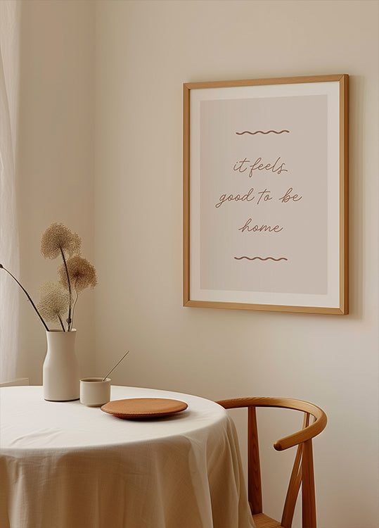 Good To Be Home Plakat - Posterbox