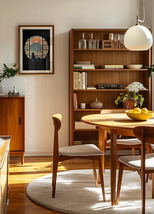 Coffee Cat In Mt. Fuji (NEW) - Posterbox