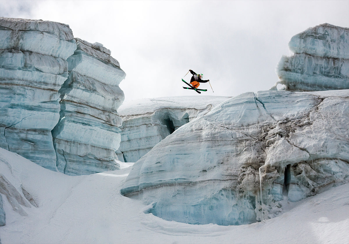 Candide Thovex tyhjästä ei mihinkään -juliste