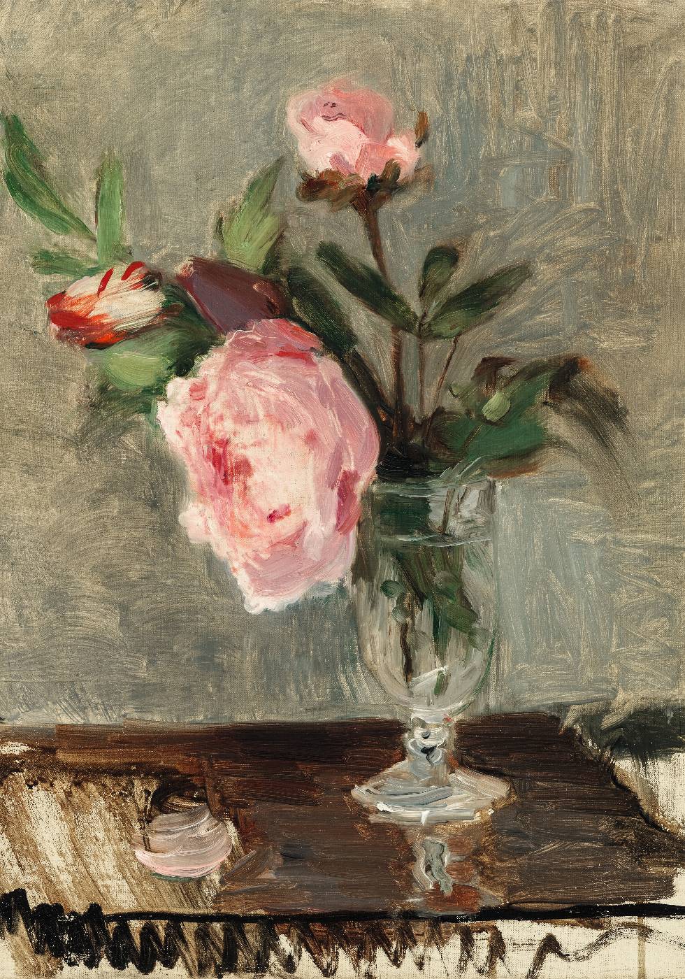 Peonies by Berthe Morisot Plakat - Posterbox.no