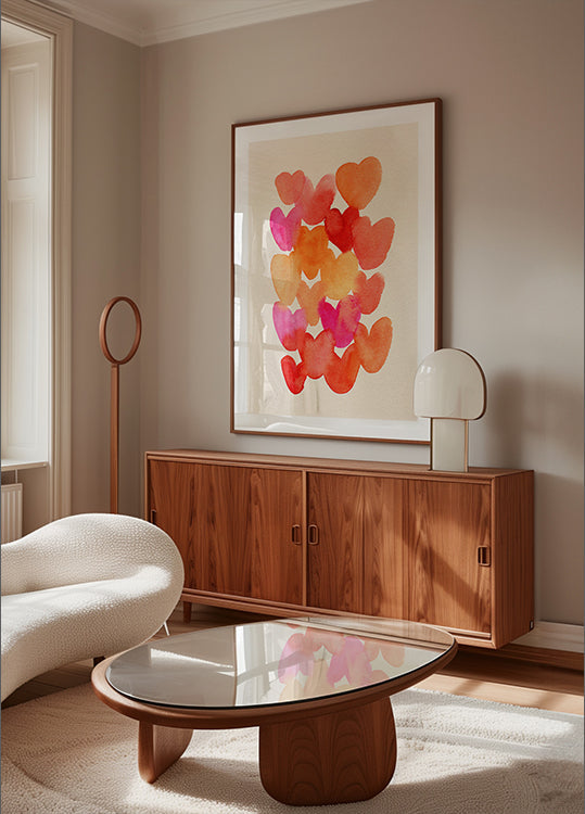 Hearts Plakat - Posterbox