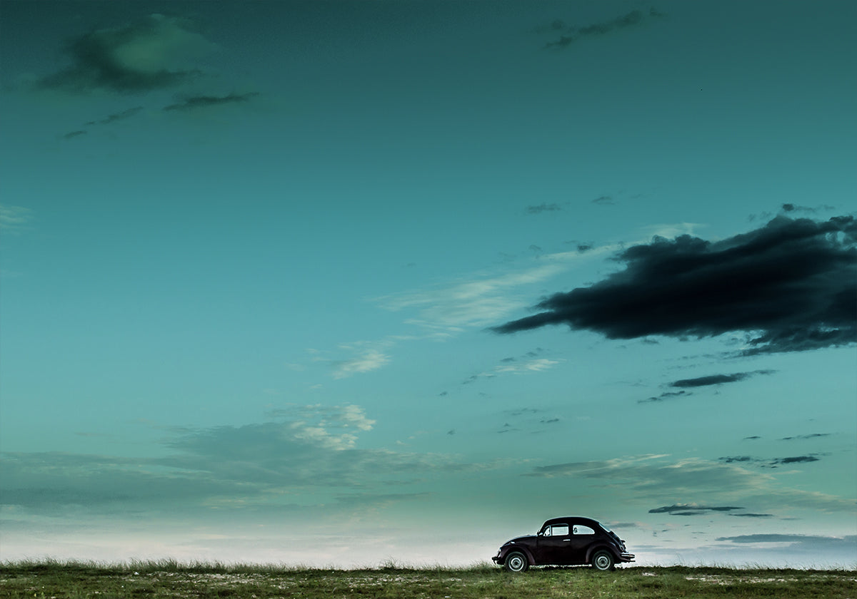 Punainen VW Beetle