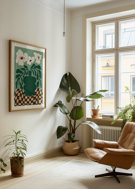 Bold Blossom Pottery -juliste