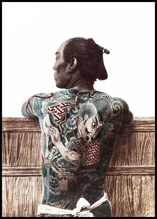 Tattoo By Kusakabe Kimbei Plakat - Posterbox.no