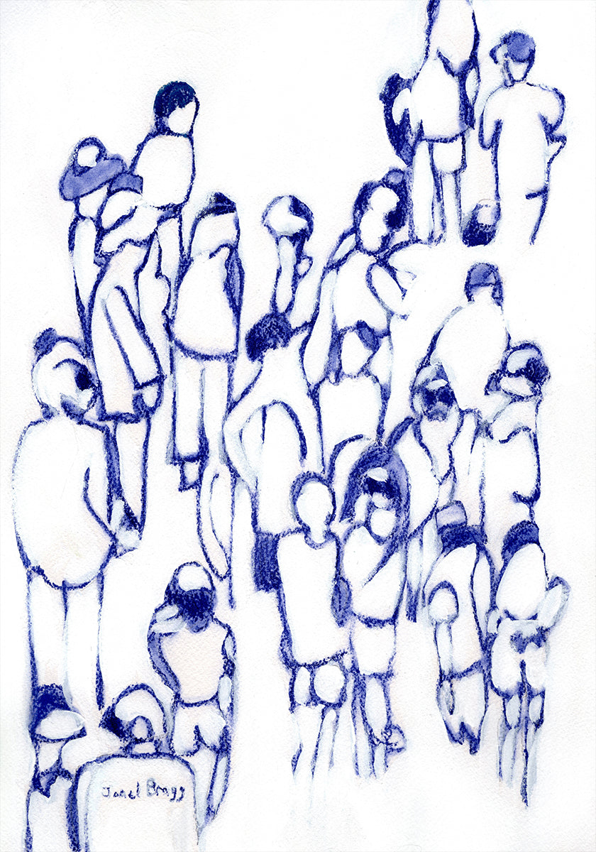 Crowd In Blue (NEW) - Posterbox