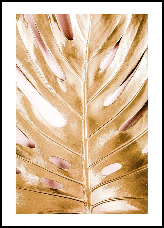 Gold Leaf Texture Plakat - Posterbox.no