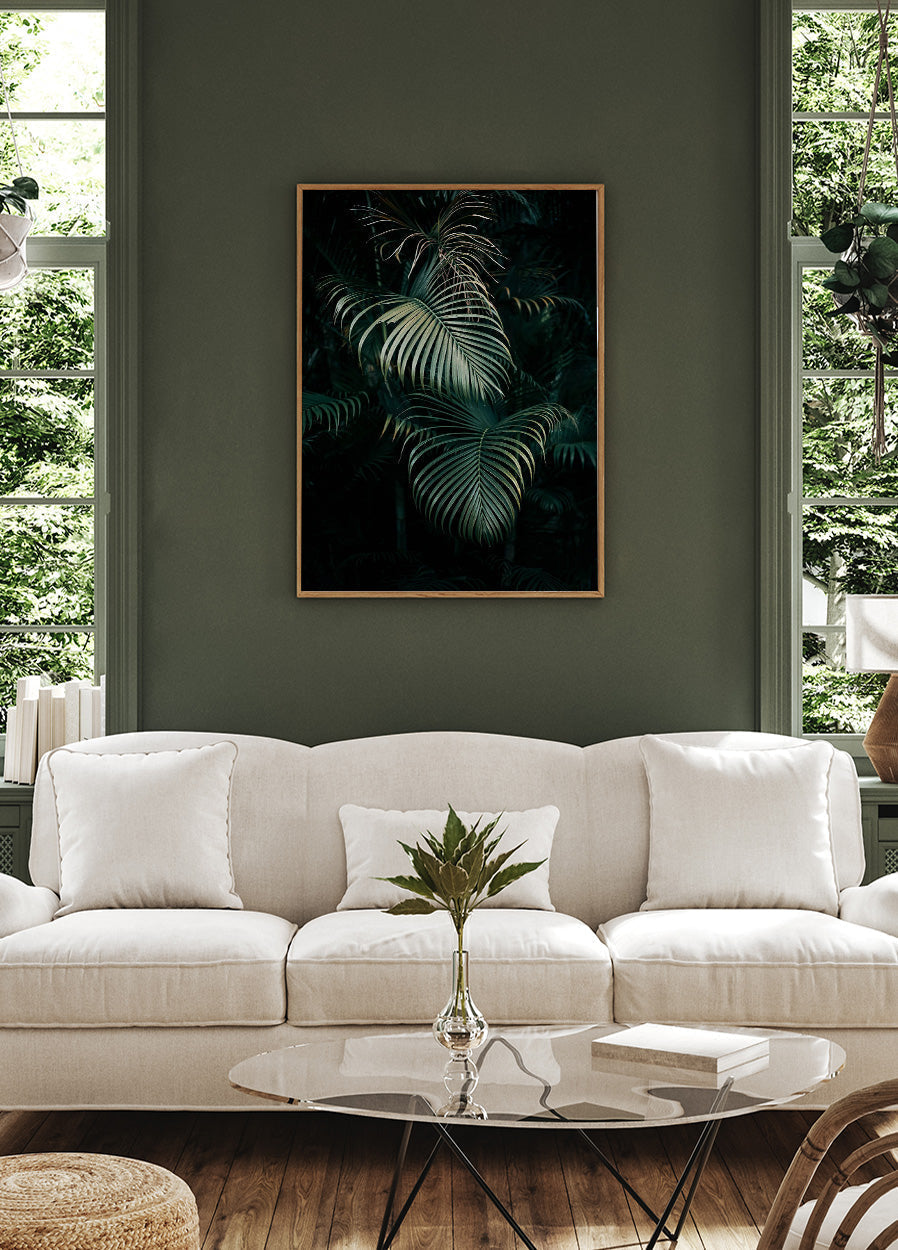 Jungle Palm Leaves Plakat - Posterbox.no