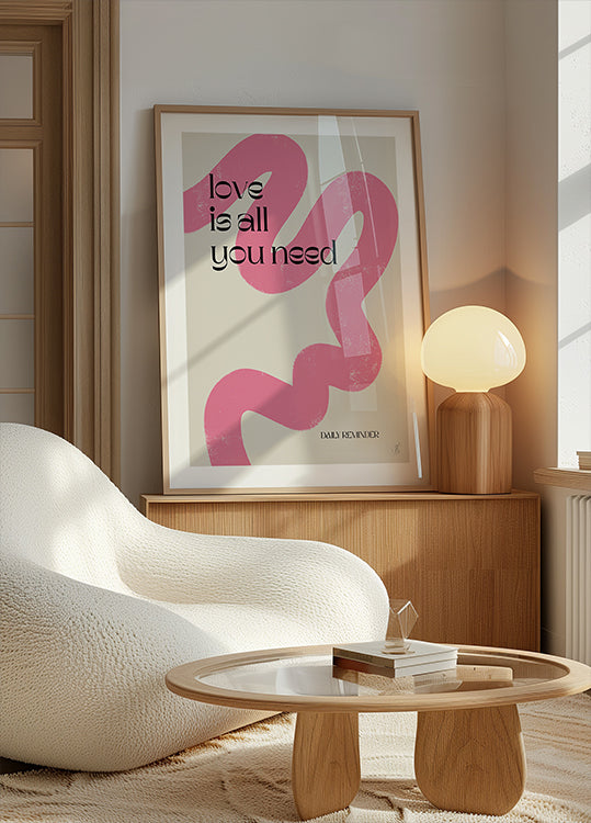 Love is all you need Plakat - Posterbox