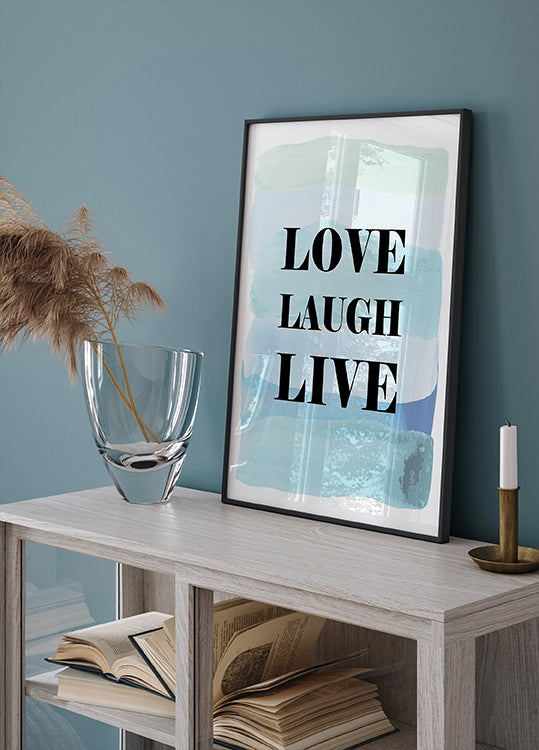 Live Joyfully Always Plakat - Posterbox