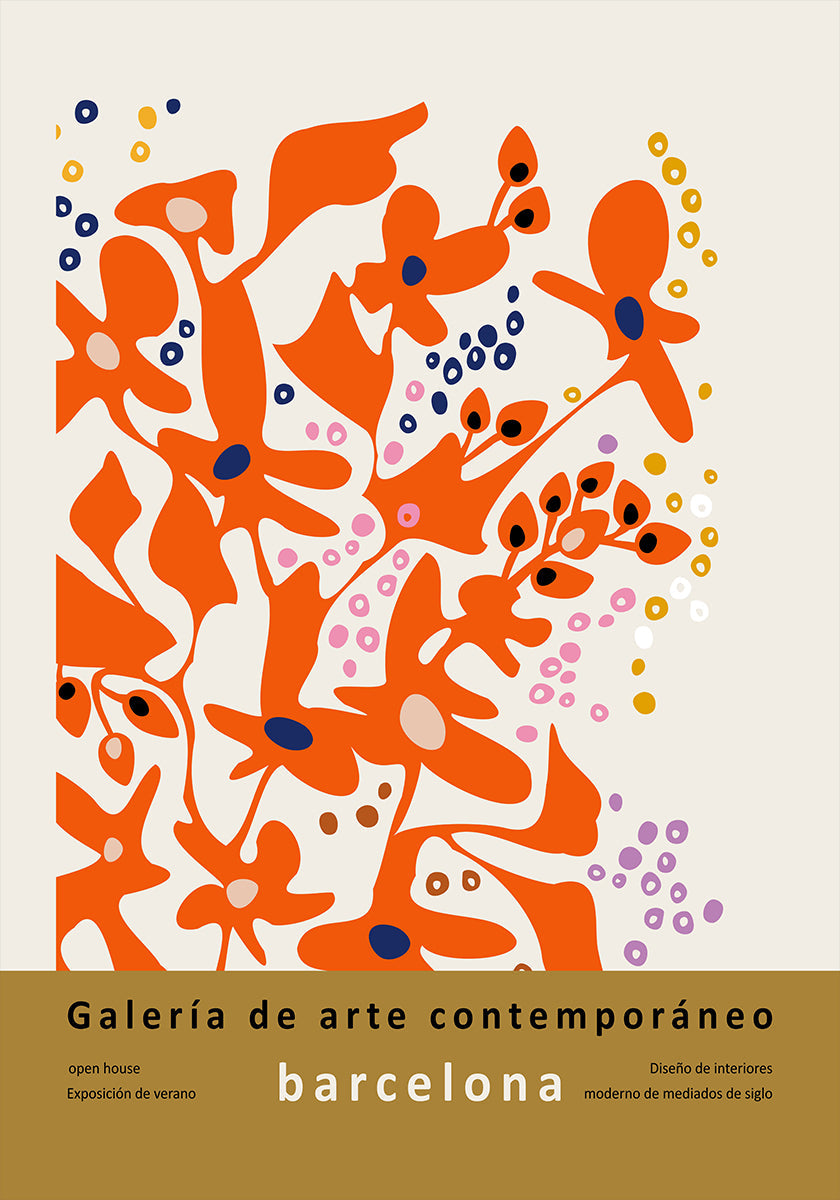 Contemporary art gallery Barcelona design and interior (NEW) - Posterbox