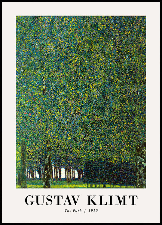 The Park By Gustav Klimt Plakat - Posterbox.no