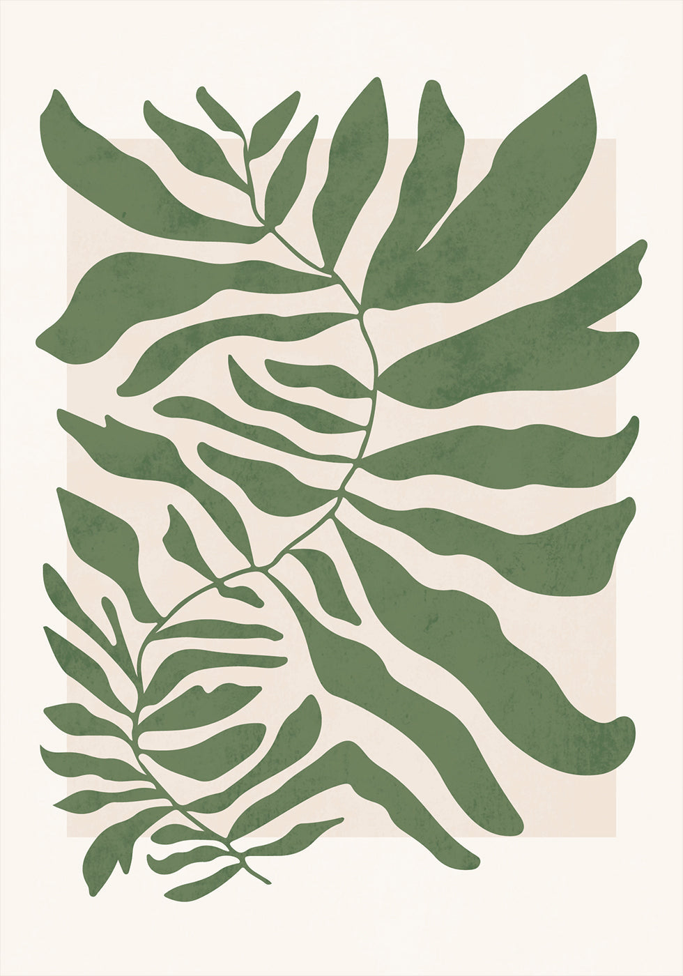Green Botanical Design Plakat - Posterbox.dk