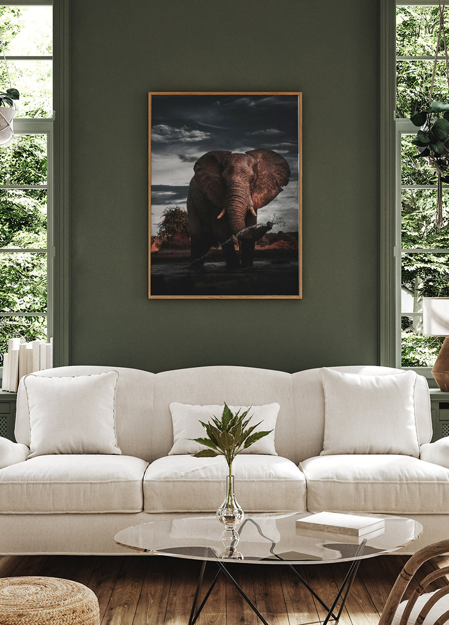 Majestic Elephant in Nature Plakat - Posterbox.dk
