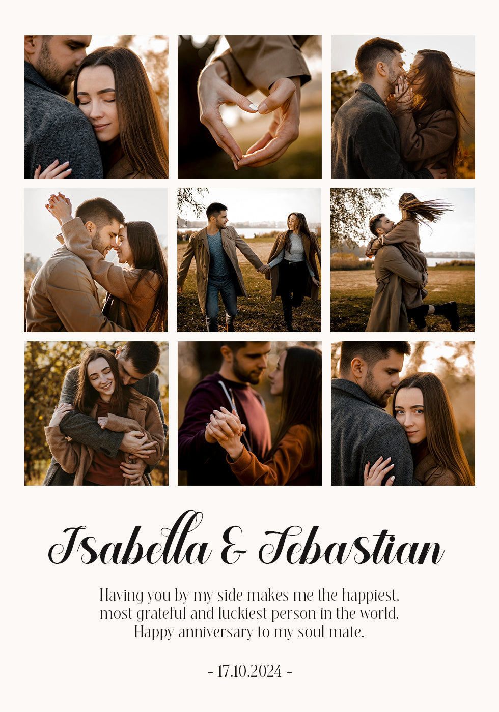 Ensimmäisen vuoden valokuvakollaasijulisteeni