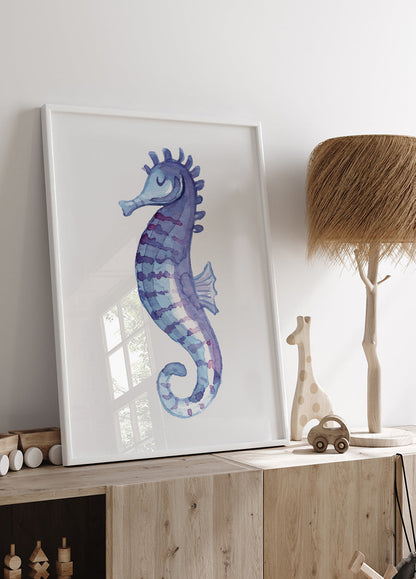 Blue Seahorse -juliste 