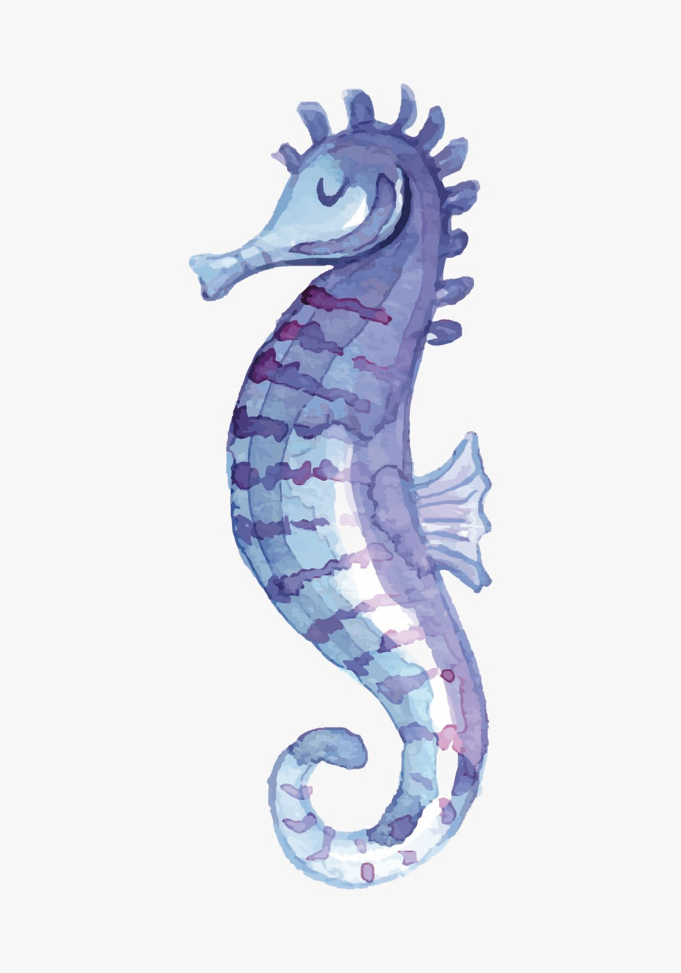 Blue Seahorse -juliste 