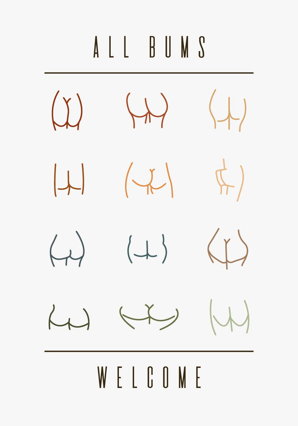 Body Positive Plakat - Posterbox.dk