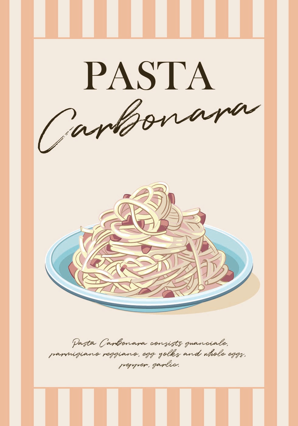 Carbonara juliste 