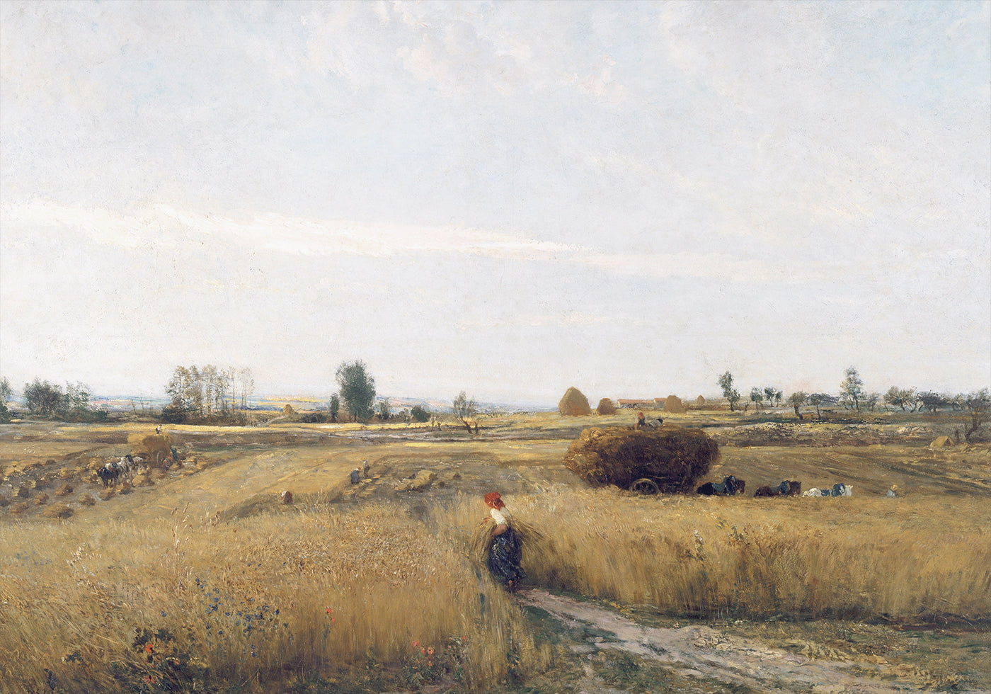 Charles-François Daubignyn The Harvest -juliste