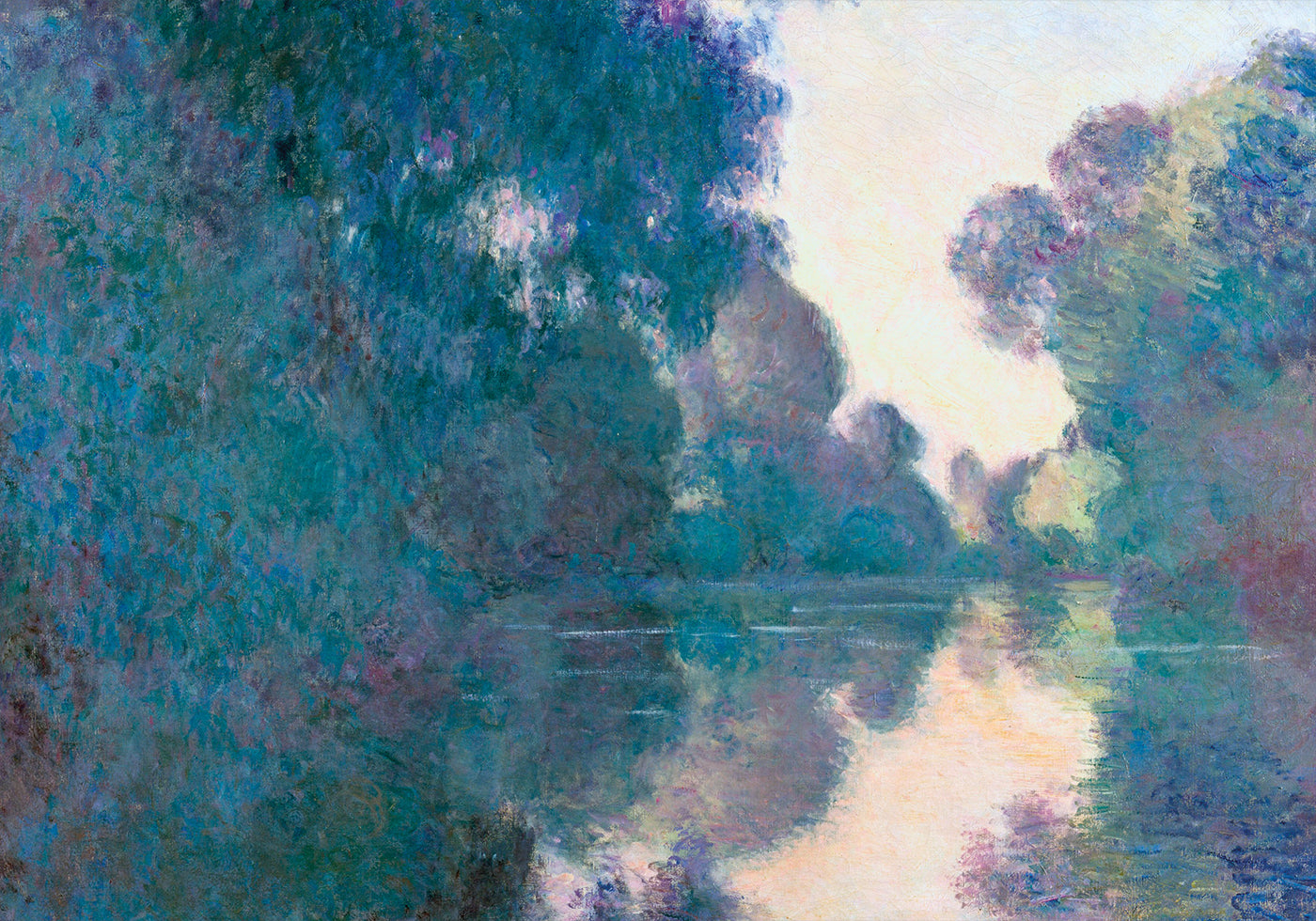 Claude Monet - Aamu Seinen varrella lähellä Givernyn julistetta 