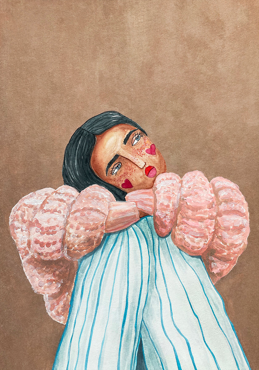 Dreaming tyttö Juliste