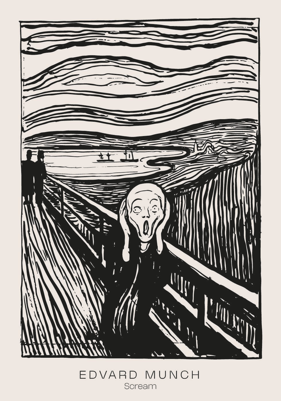 Edvard Munch Scream -juliste 