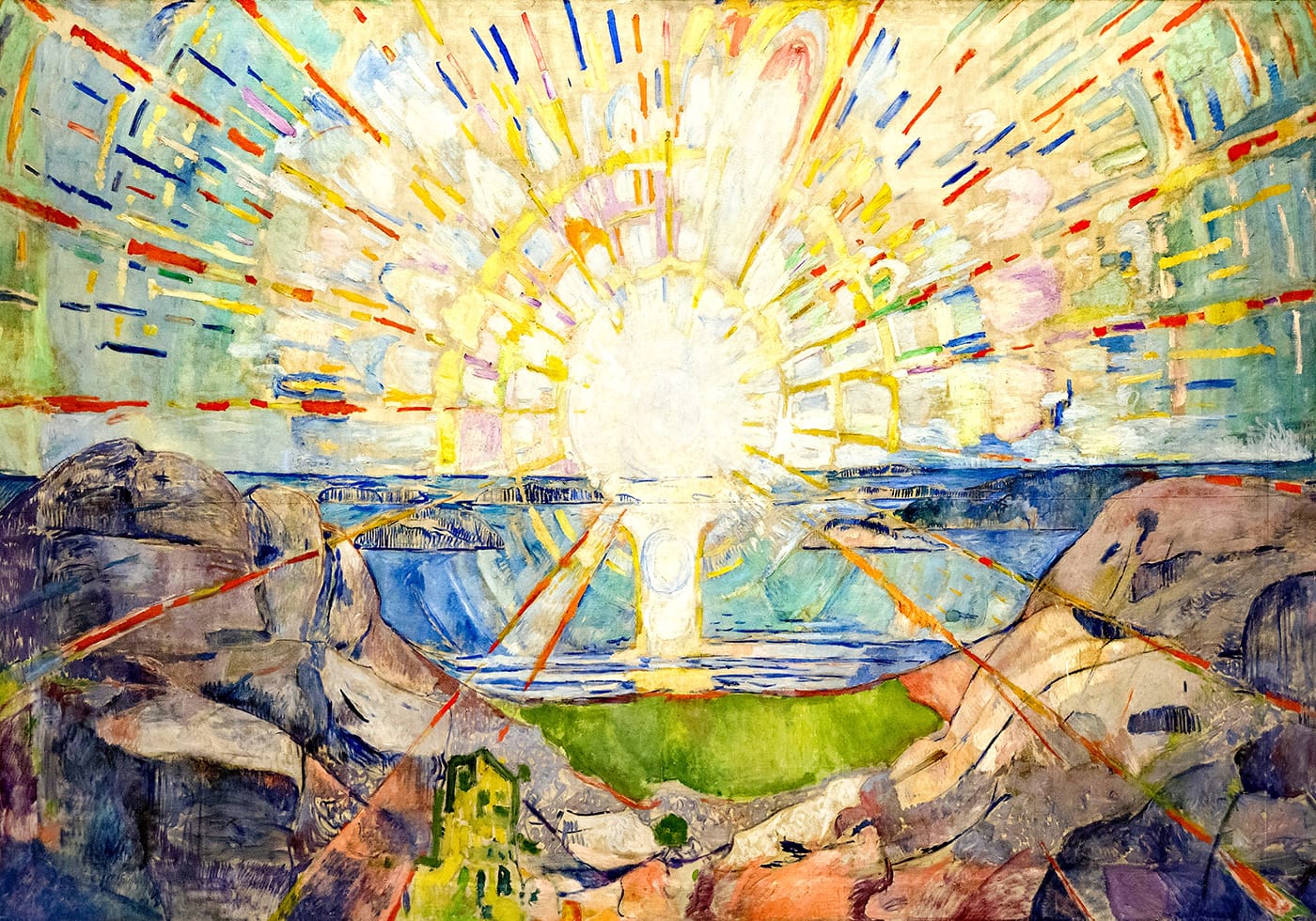 Aurinko 1909, Edvard Munch Poster