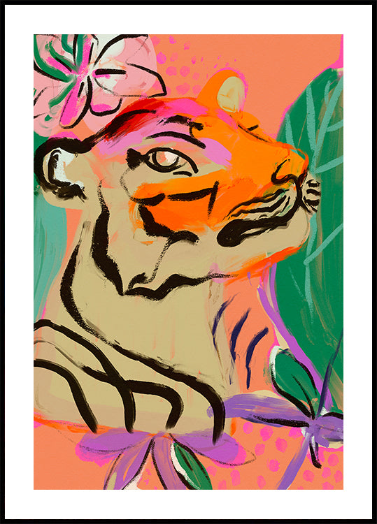 Vilkas Tiger Bloom -juliste