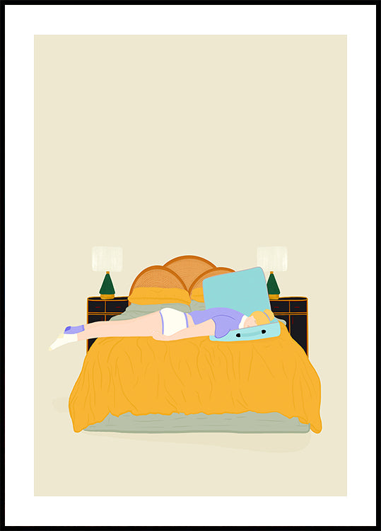 Digitaalinen Nomad-juliste