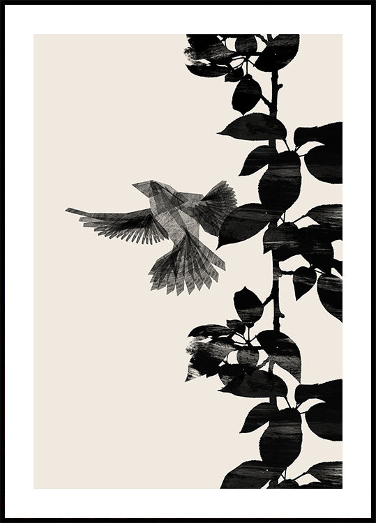Bird Botanical 20x30 juliste
