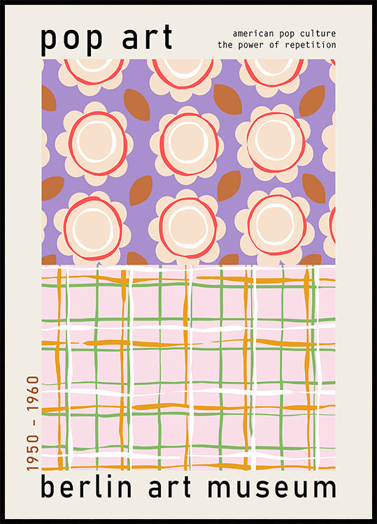 Berliinin taidemuseon pop-taidejuliste