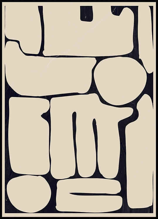 Moderni abstrakti minimaaliset muodot 161 juliste