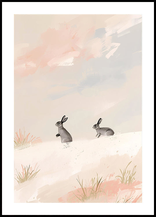 Hasen Im Schnee -juliste