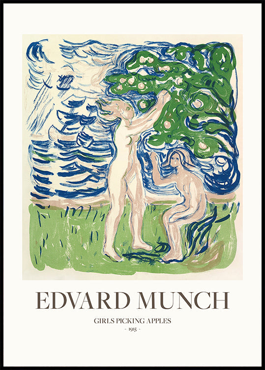 Tytöt poimivat omenoita (UUSI)