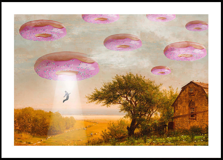 Donut Invasion -juliste