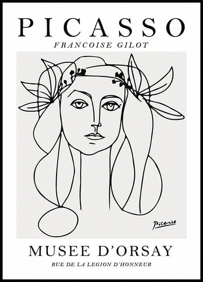 Francoise Gilot Picasso -juliste 