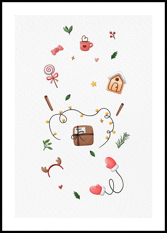 Viihtyisät lomahetket -juliste