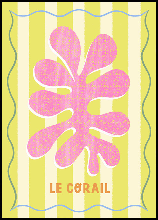Le Corail sitruuna/kerma -juliste