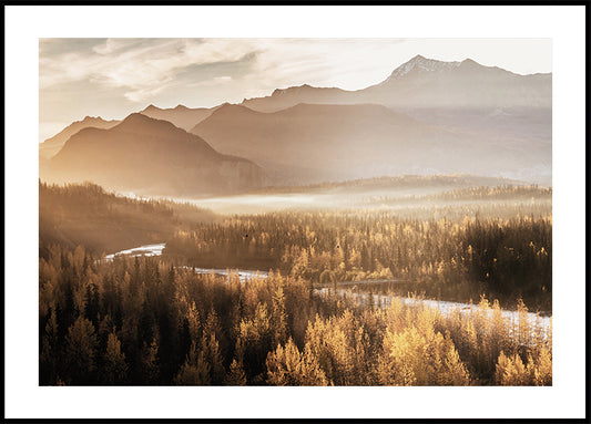 Golden Morning in the Valley -juliste