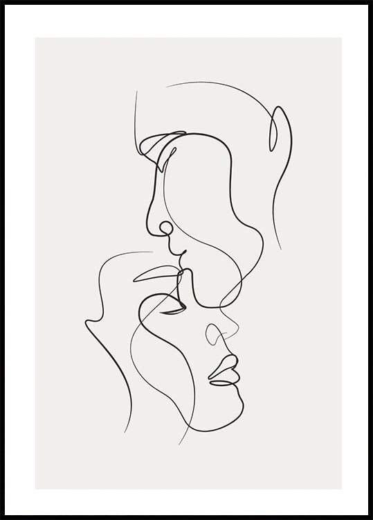 Intimity in Line Art -juliste