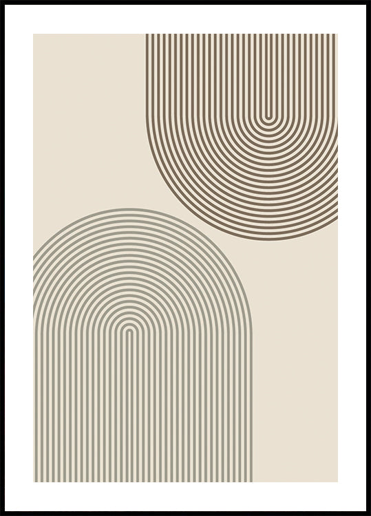 Minimal Arch Lines -juliste