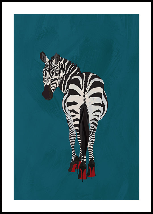 Zebra heels juliste