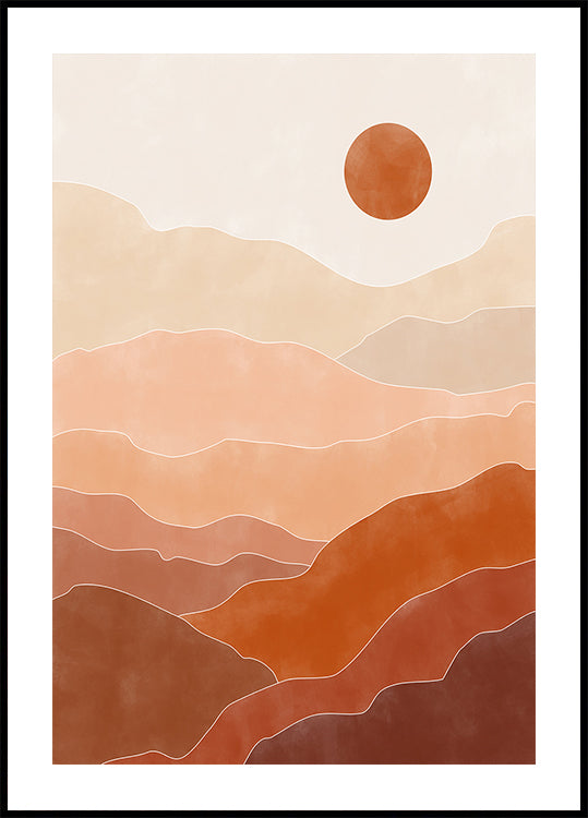 Aavikon auringonnousu